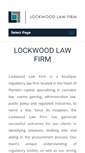 Mobile Screenshot of lockwoodlawfirm.com